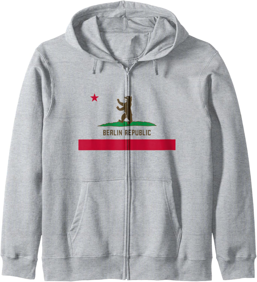 Berlin California Kalifornien Berliner Bär Germany Kapuzenjacke