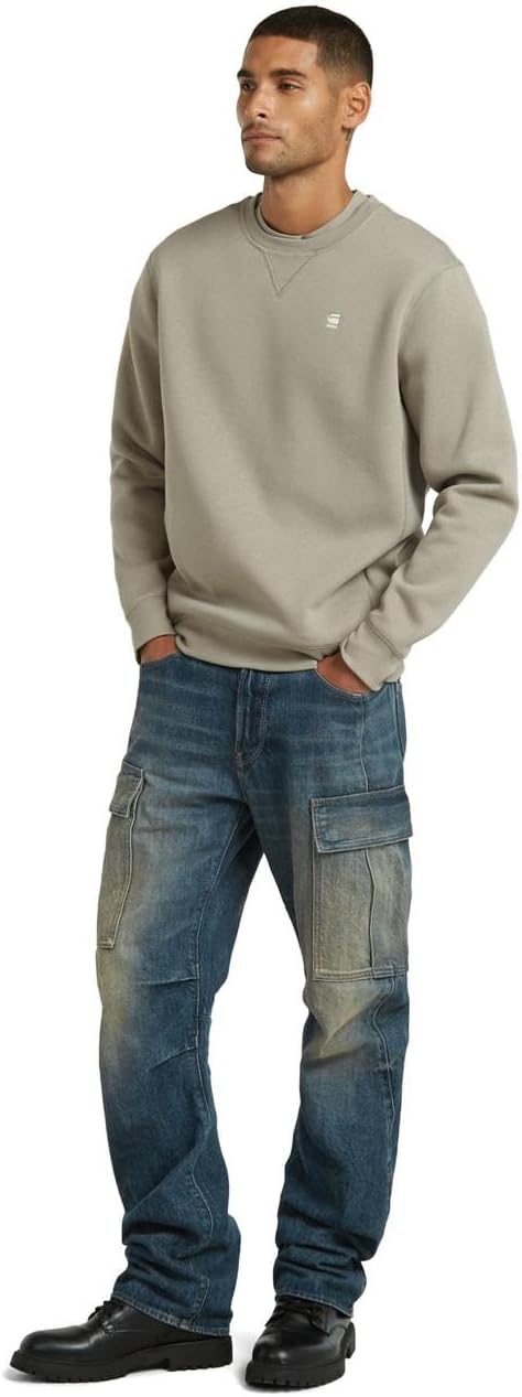 G-Star Herren Premium core r Knit XS Beige (Elephant Skin D16917-c235-g106), XS Beige (Elephant Skin