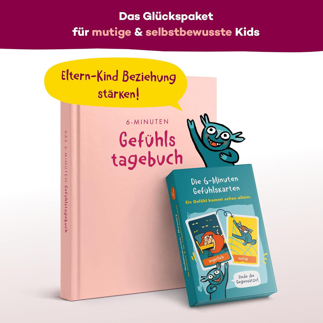 Das 6-Minuten Tagebuch für Kinder | Tagebuch für Mädchen | Dankbarkeitstagebuch für mehr Selbstbewus