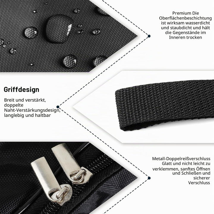2 Stück 180L Extra Grosse Aufbewahrungstasche 600D Oxford Heavy-Duty Umzugstaschen mit Reissverschlü