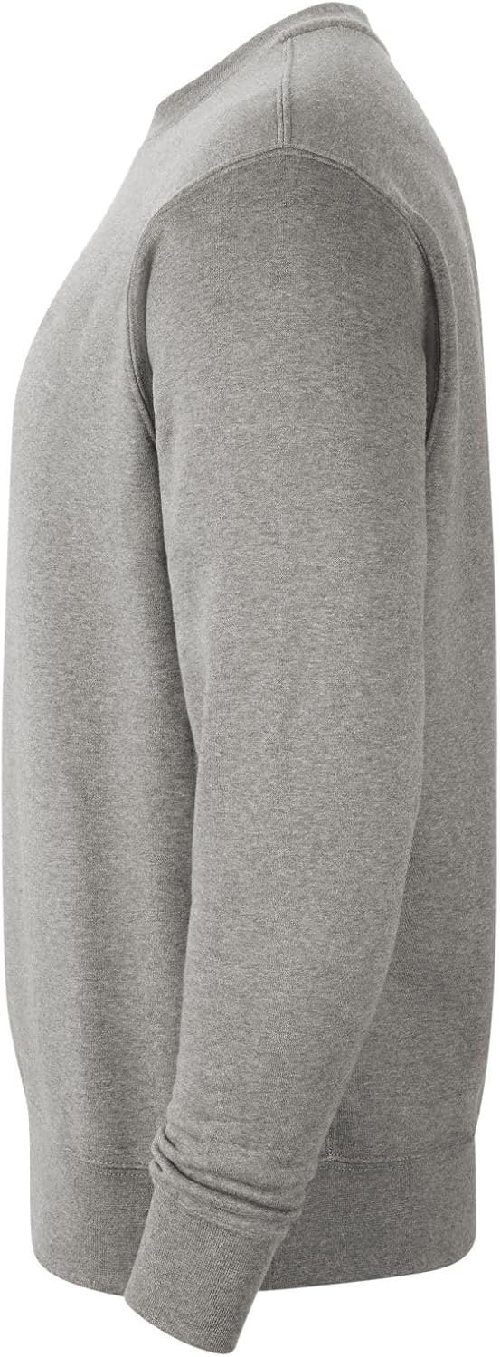 Nike Men's M Nk FLC Park20 Crew Sweatshirt Dark Grey Heather/Black XL Einfarbig, Dark Grey Heather/B