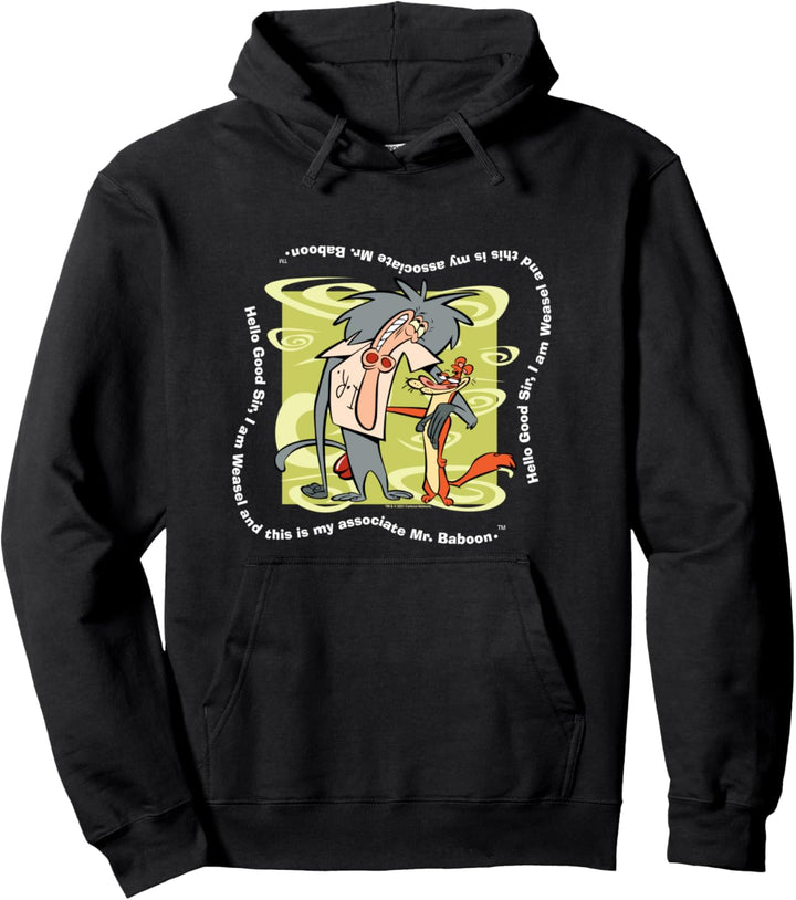 I Am Weasel Weasel and Mr. Baboon Pullover Hoodie