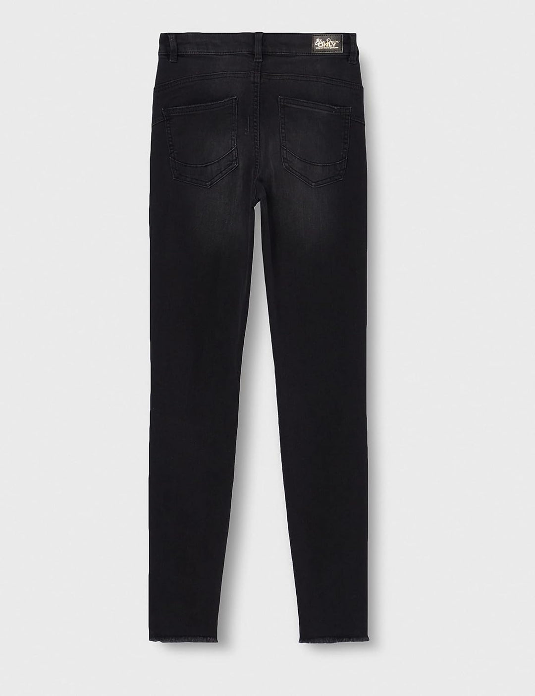 PIECES Damen Onlwauw Mid Power Sk Push Up Gua Ext XS / 30L Black Denim, XS / 30L Black Denim