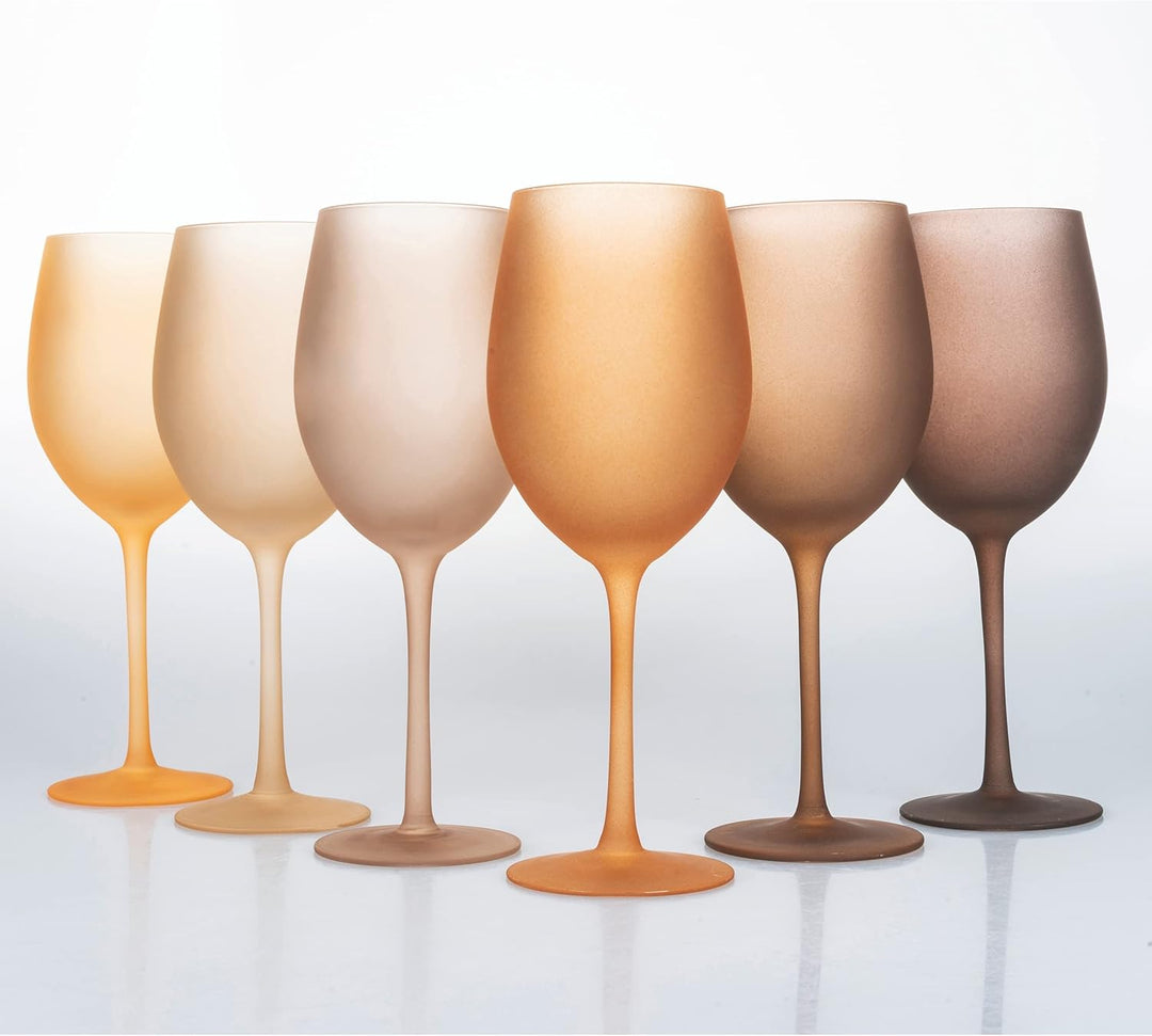 Villa d'Este Home Tivoli Happy Hour Chocolate 6er Set frosted Glas 550 ml