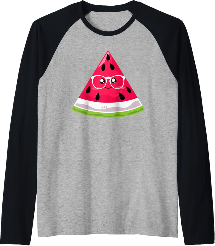 Melone Sommer Urlaub - Wassermelone Raglan