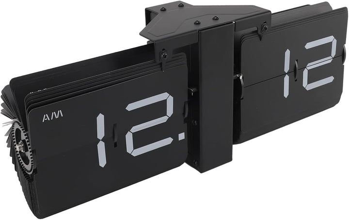 Automatische Flip -Uhr -Mechanik Retro Digital Flip Down Takt Batterie Easy Lesen Sie grosse Zahlen