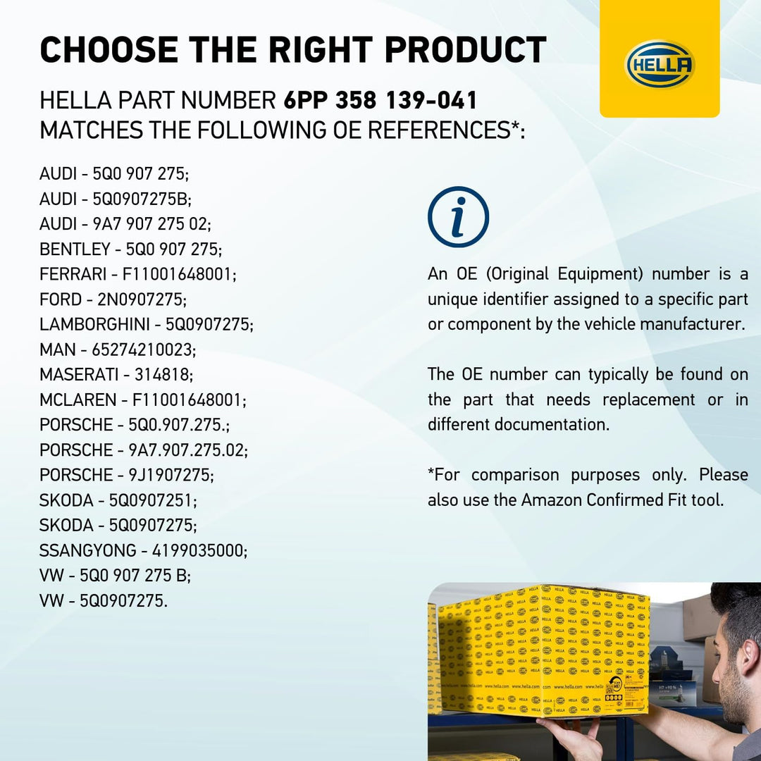 HELLA 6PP 358 139-041 Radsensor, Reifendruck-Kontrollsystem
