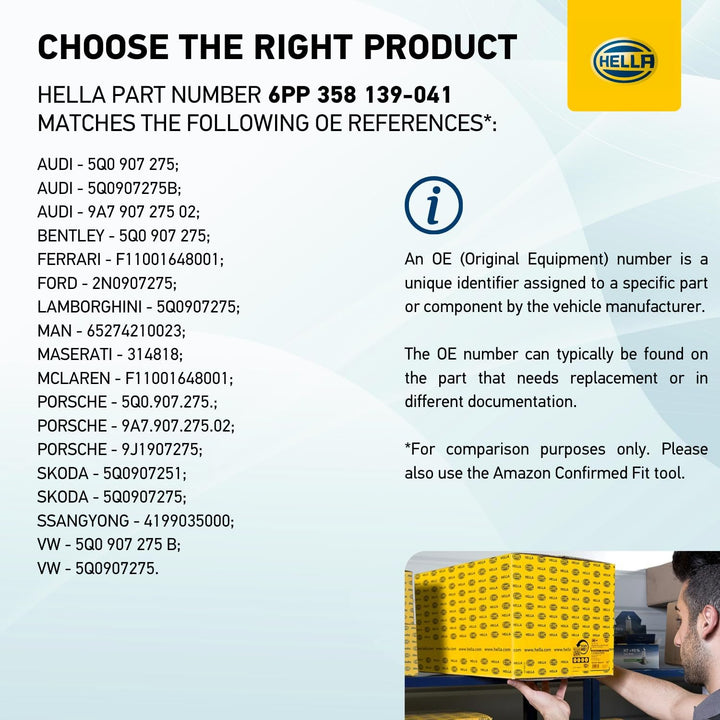 HELLA 6PP 358 139-041 Radsensor, Reifendruck-Kontrollsystem