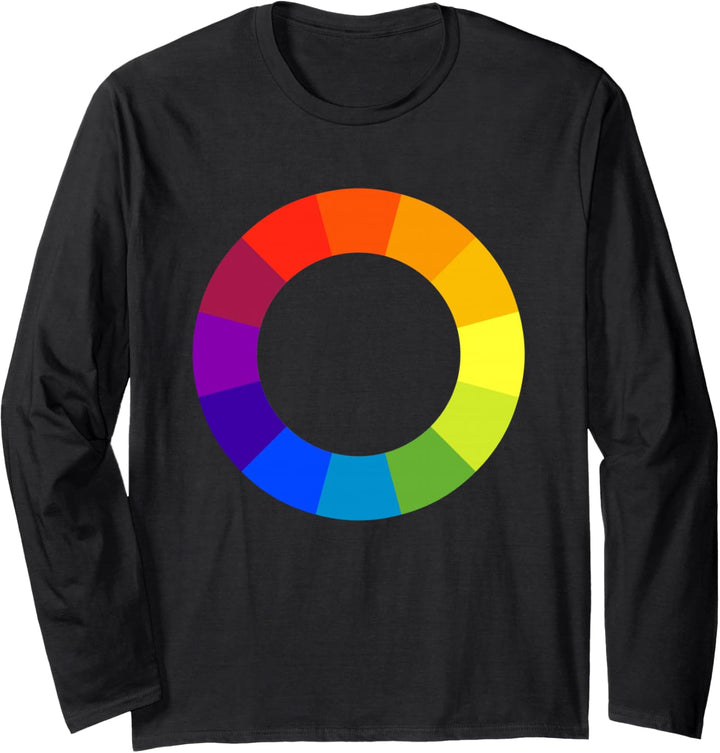 Farbkreispalette, Künstler, Maler, Kunst, Lehrer, Geschenk Langarmshirt