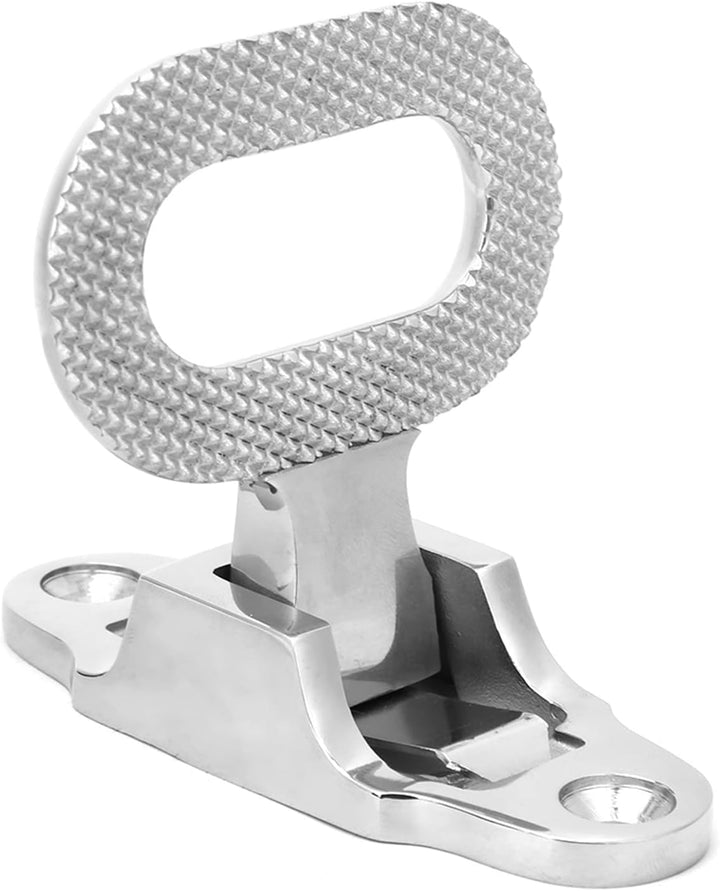 Jenngaoo Maststufe Klappstufe, Edelstahl Klapptritt Maststufe Mini Bootsspiegelstufe mit rutschfeste