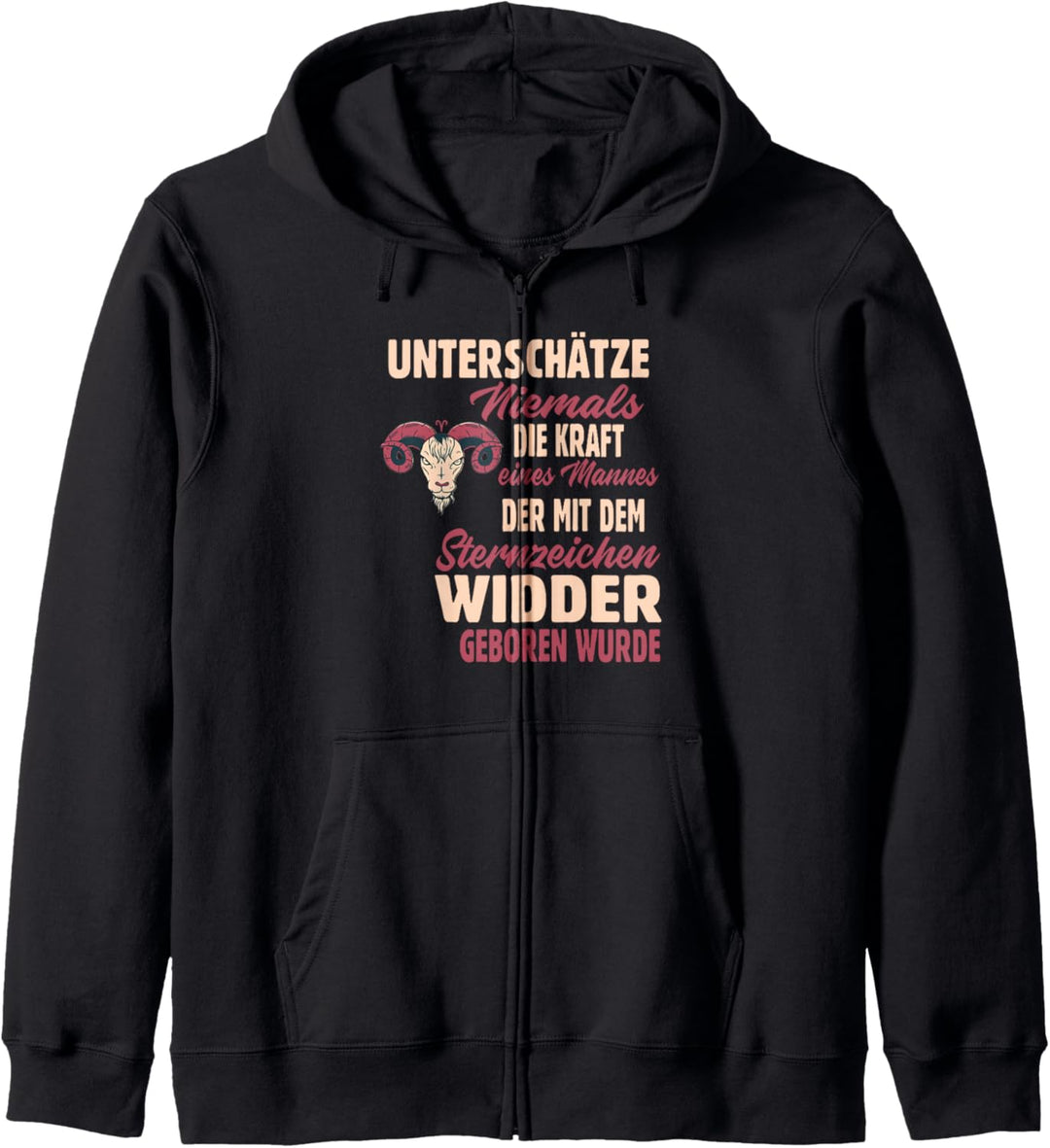Sternzeichen Widder Kapuzenjacke