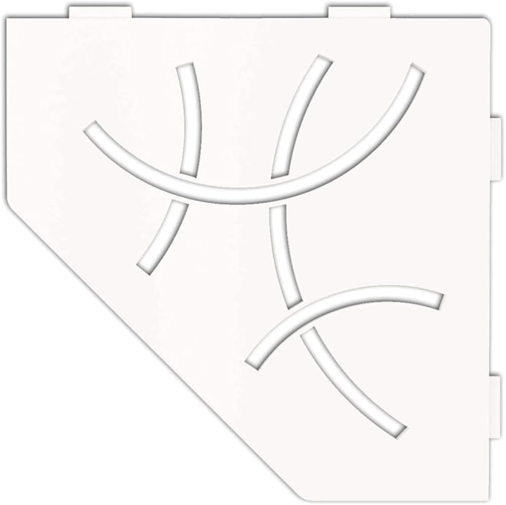 Schlüter SHELF-E-S2 Curve Brillantweiss matt