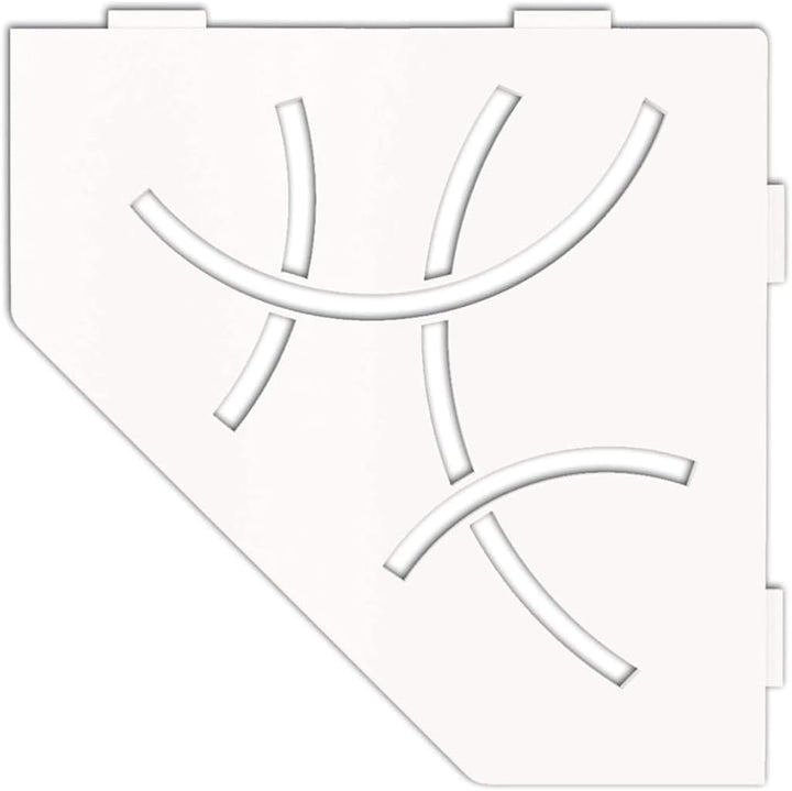 Schlüter SHELF-E-S2 Curve Brillantweiss matt