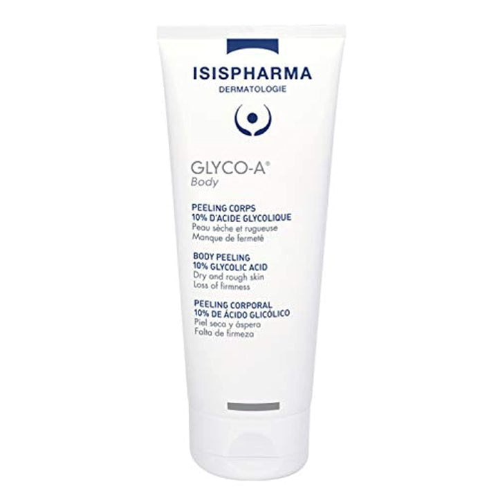 ISISPHARMA -GLYCO-A BODY - Peelingcreme für weiche, feuchtigkeitsspendende und straffende Haut - Gly