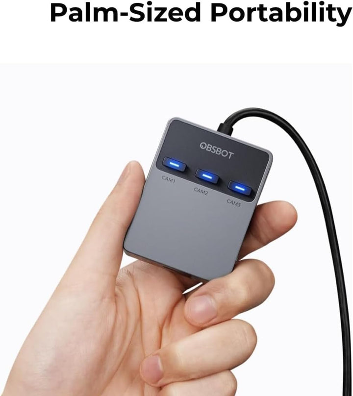 OBSBOT Kabelloser Multi-Cam-Connector, kompatibel mit Tail 2/Tail Air, Smartphones und Tablets mit U