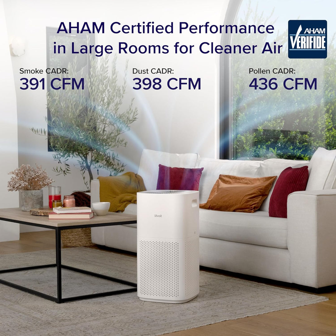 LEVOIT HEPA Luftreiniger für Raucherzimmer Allergiker, CADR 697m³/h bis 147㎡ Wohnung, PM2,5 Luftqual