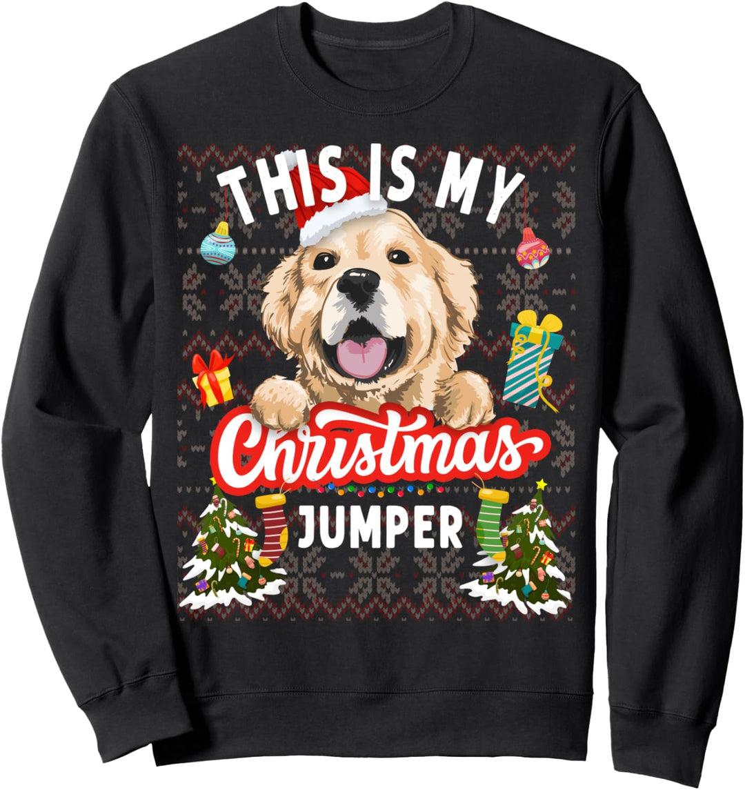 This Is My Christmas Pullover Golden Retriever Sweatshirt