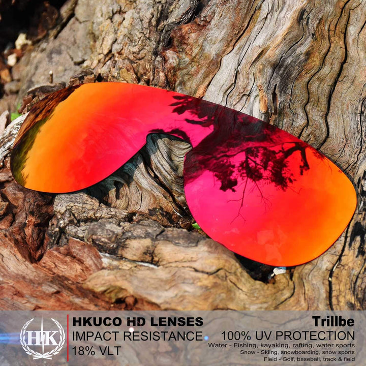 HKUCO Plus Mens Replacement Lenses For Oakley Trillbe - 3 pair