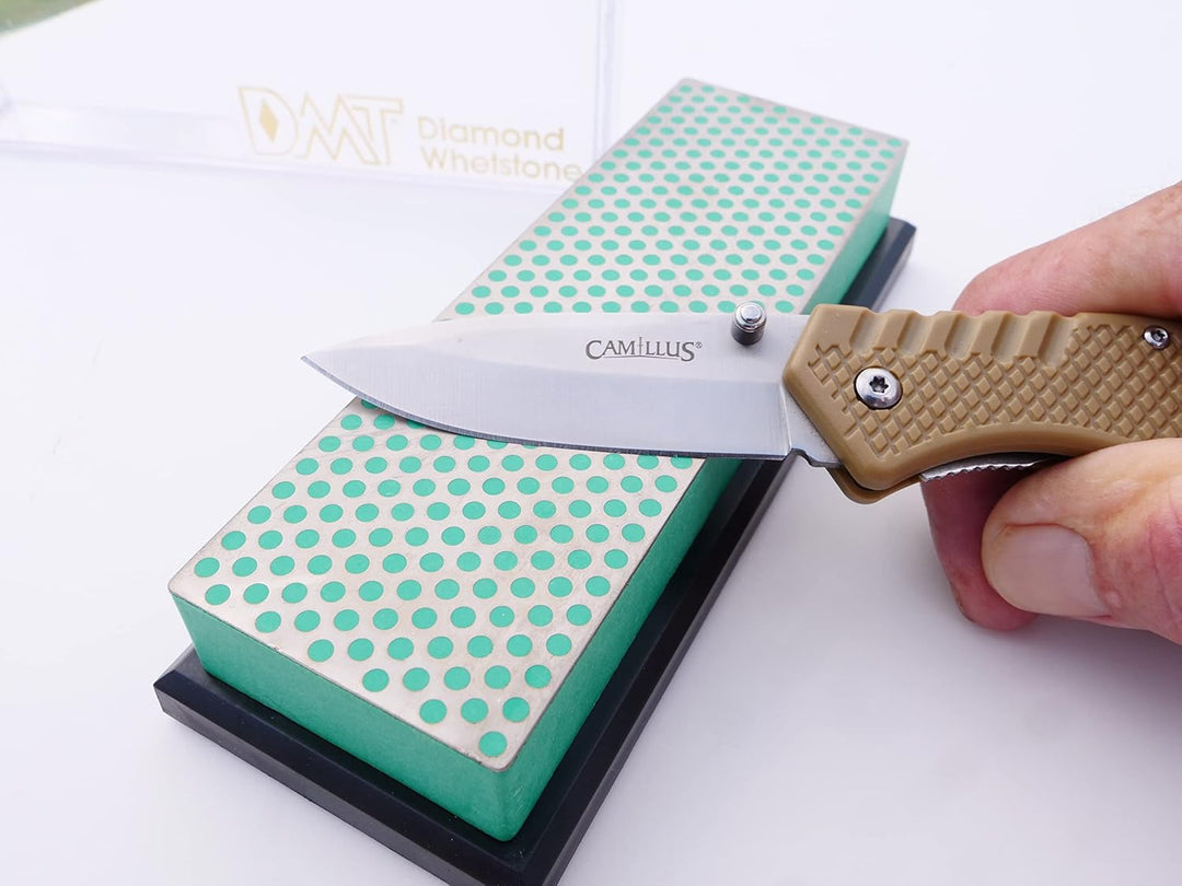 DMT Diamond Whetstone Wetzstein – extrafein mit Plastikbox, 15,2 cm / 6 Zoll, 1 Stück, W6EP