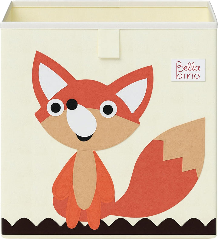 Bellabino Kinder Aufbewahrungsbox 4er Set Helme, Spielzeugbox für Kinderzimmer, Kinderspielzeug Box,