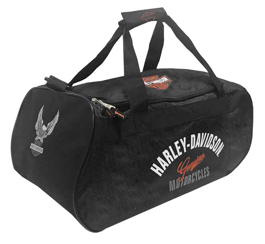 Harley Davidson Logo Sport Duffel (Schwanz des Drachen), schwarz (Schwarz) - 99418 Black Einheitsgrö