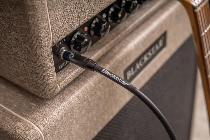 BLACKSTAR Pro Series Instrumentenkabel, gerade, 1/4 Zoll Klinke auf Winkel, 1/4 Zoll Klinke für Bass
