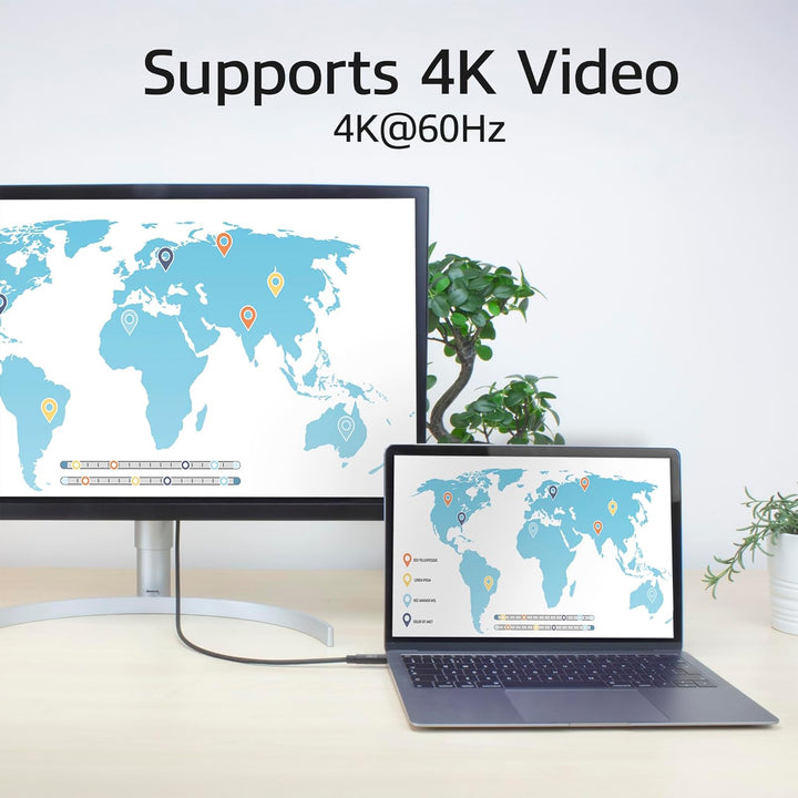 ACT USB 4 Type C, Thunderbolt 3, 20Gbps USB C Video Kabel, 4K@60Hz Video für Monitor, EPR 240W Laden