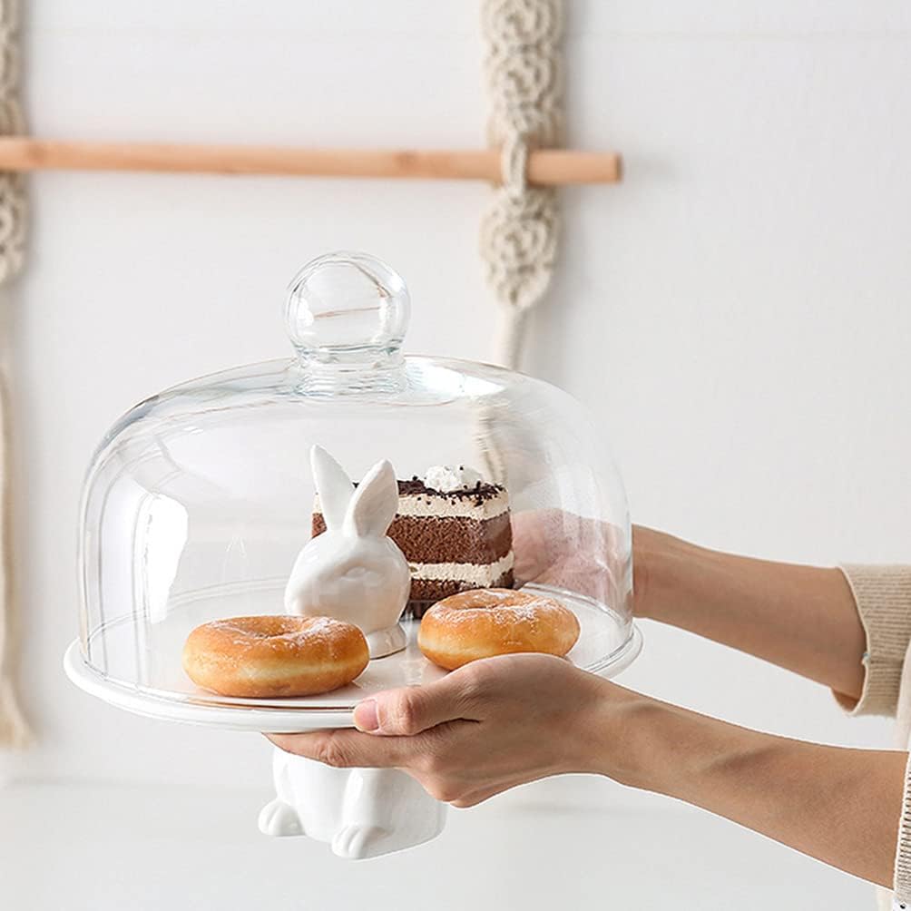Cabilock ? Keramik Kuchen Stehen Keramik Dessert Platten für Snacks Server Display Tray für Hause Er