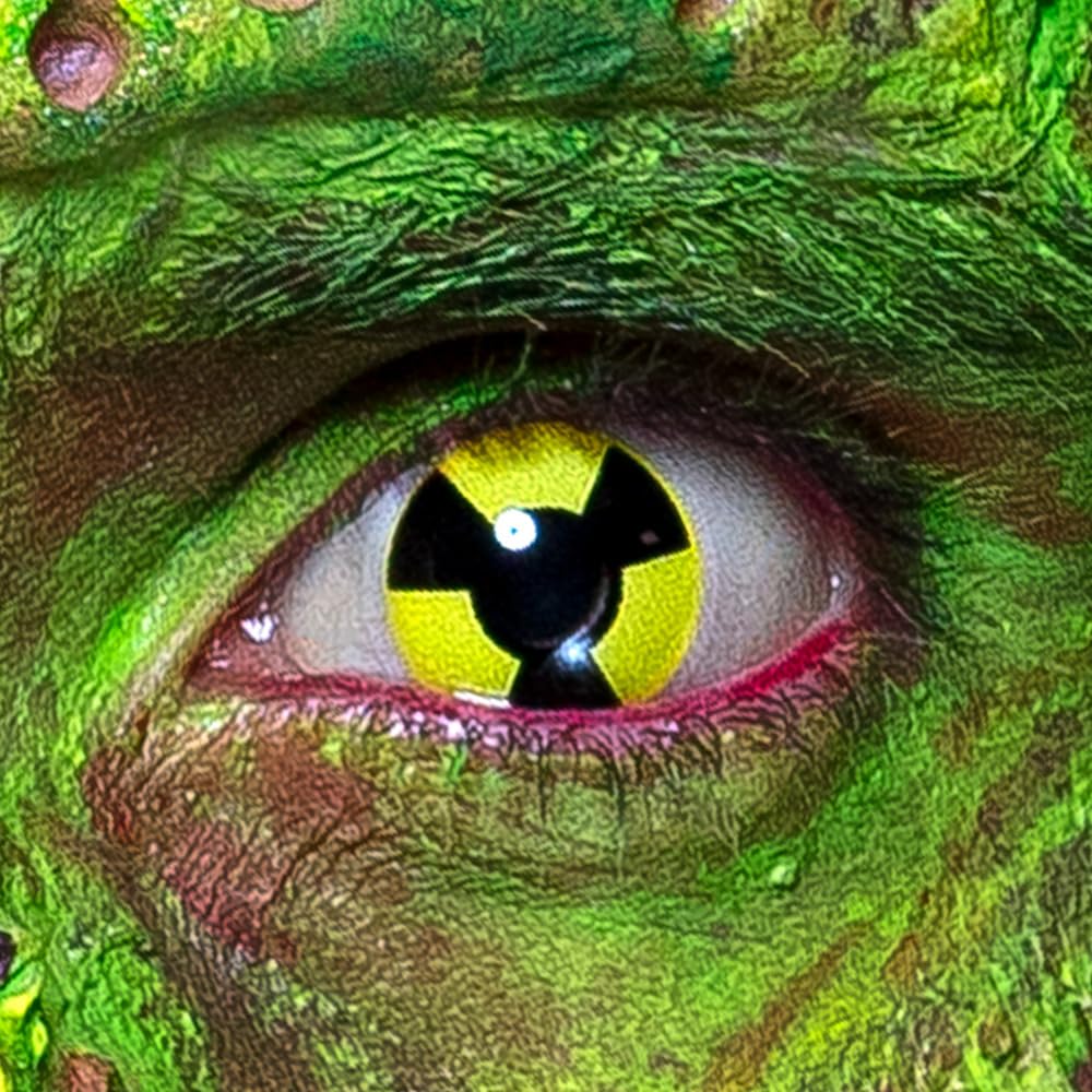 Boland - Farbige Kontaktlinsen ohne Stärke, 2 Stück Wochenlinsen, Karneval, Mottoparty, Halloween Ra