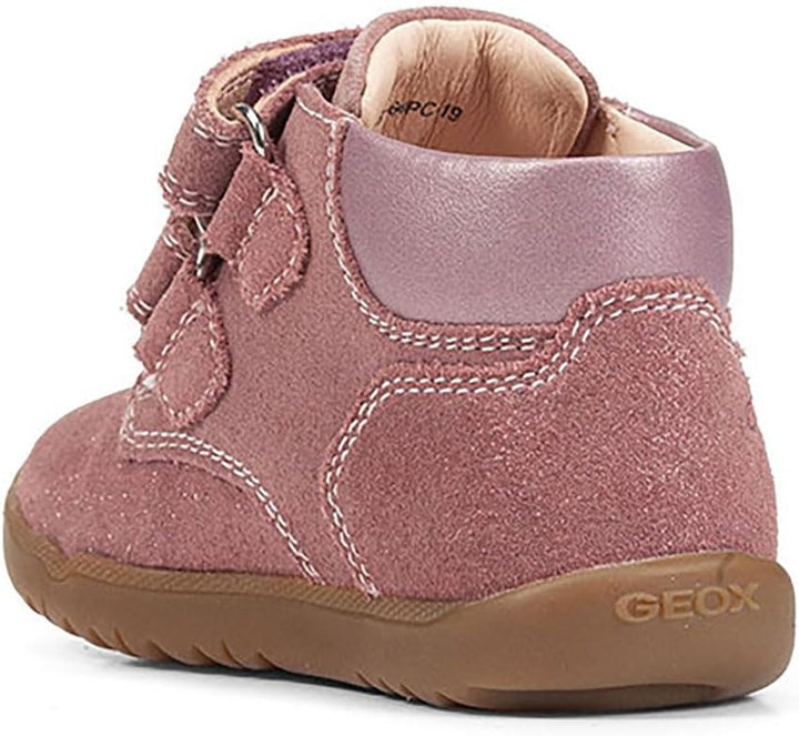 Geox Baby - Mädchen B Macchia Girl CSneaker 18 EU Rose, 18 EU Rose