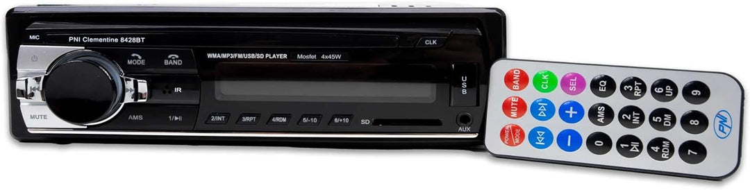 Bluetooth Autoradio, Digitaler Media Player PNI-8428BT, 4 x 45 W Car Audio FM Radio, Auto MP3 Player