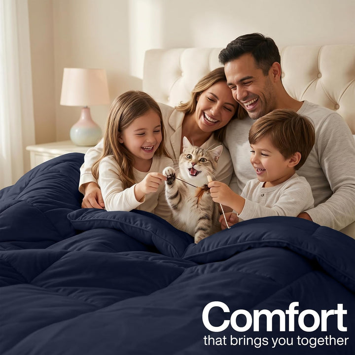 Utopia Bedding All Season 250 GSM Comforter - Soft Down Alternative Comforter - Plush Siliconized Fi