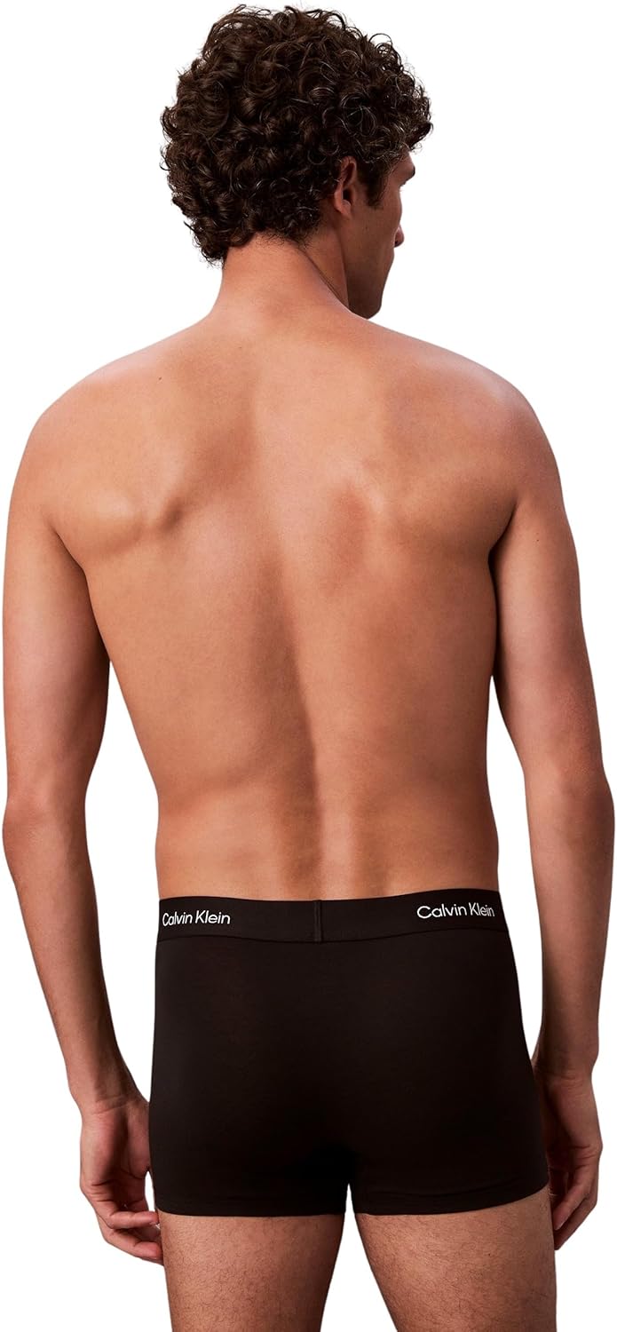 Calvin Klein Herren 3er Pack Boxershorts Trunks Unterwäsche XS Black (Black), XS Black (Black)