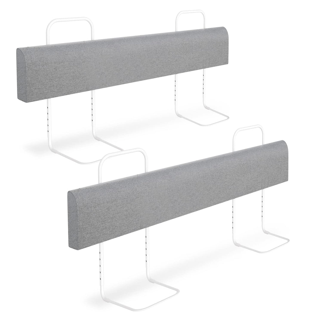 2xBettgitter für Kinder 150cm, Bettschutzgitter 5-Loch Höhenverstellbar, Rausfallschutz Bett, Kinder