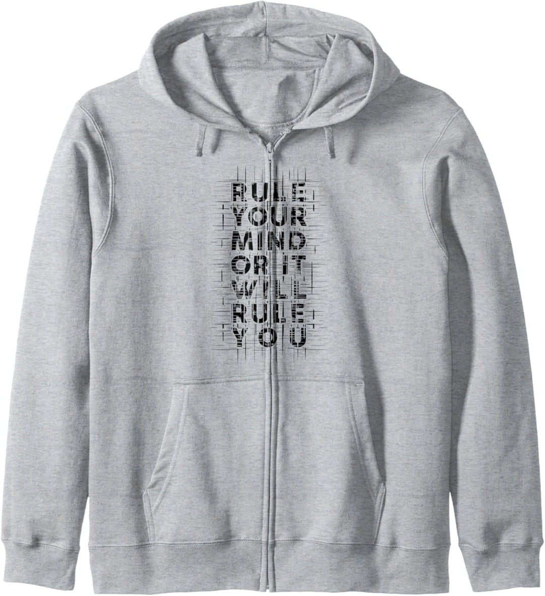 Rule Your Mind Or It Will Rule You, Quotes Graphic Sayings Kapuzenjacke