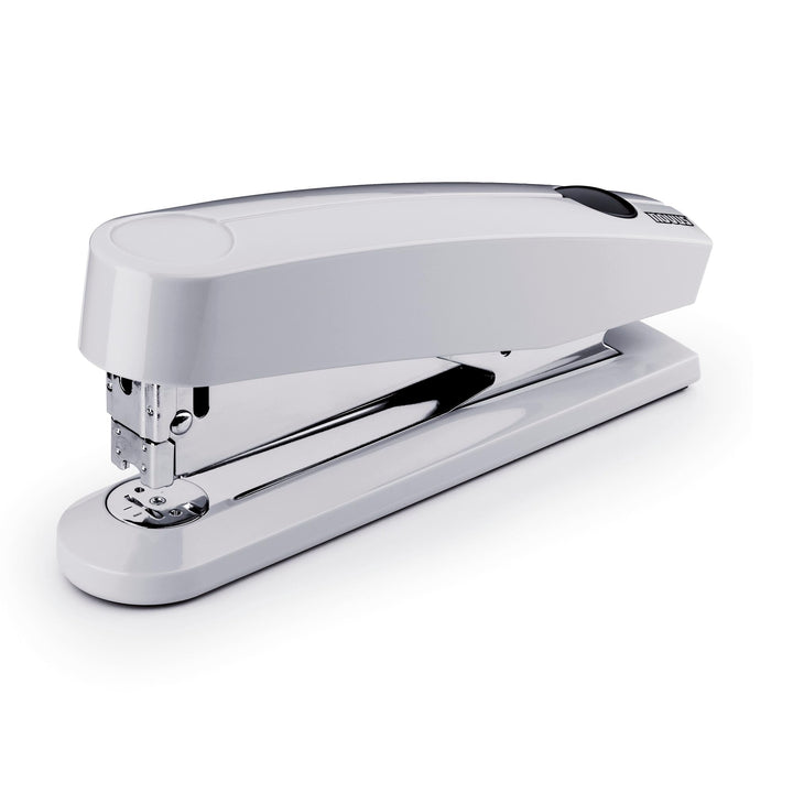 Novus B 7A Komfort Heftgerät (30 Blatt Heftleistung, Automatik-Funktion, inkl. 200 Klammern) grau gl