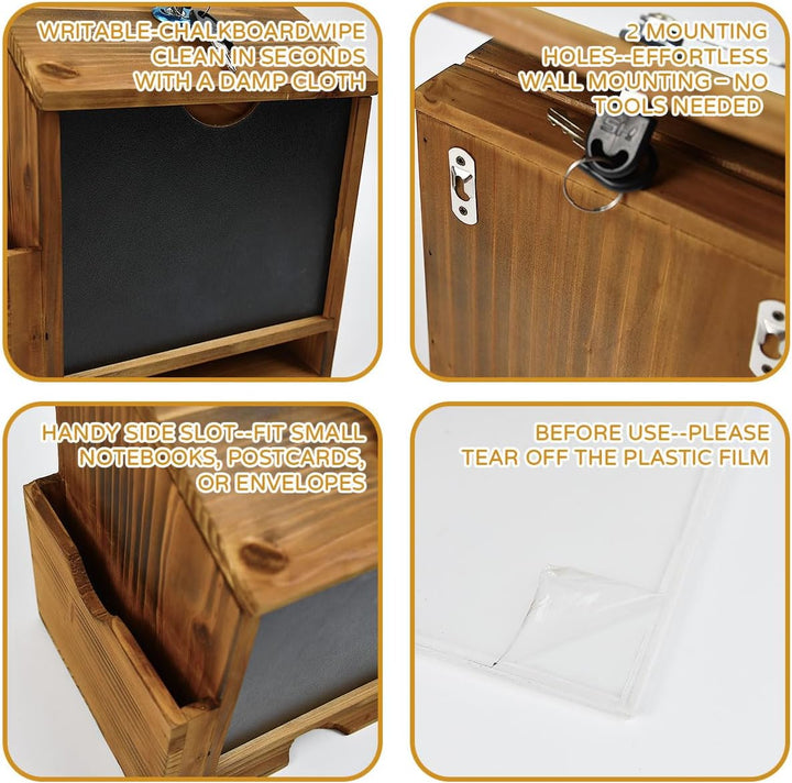 Vorschlagsbox Holz Vorschlag Box Spendenbox Wahlurne Suggestion Box Mit Schloss and Lock Wooden Tip