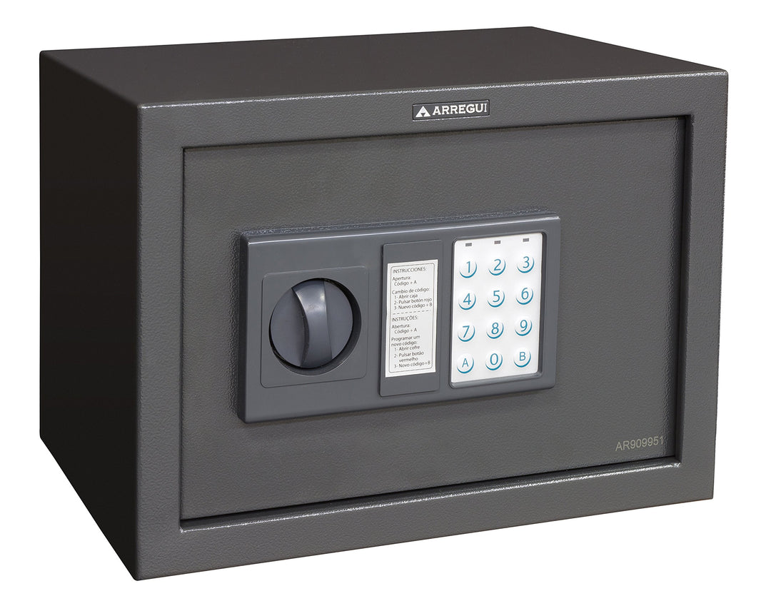 ARREGUI Class T25EB Möbeltresor | Möbelsafe aus Stahl mit Elektronikschloss, Haussafe mit programmie