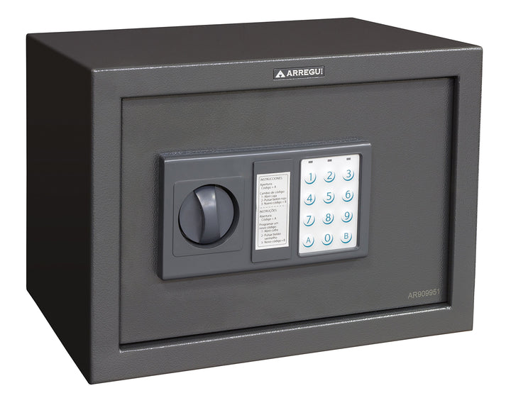ARREGUI Class T25EB Möbeltresor | Möbelsafe aus Stahl mit Elektronikschloss, Haussafe mit programmie