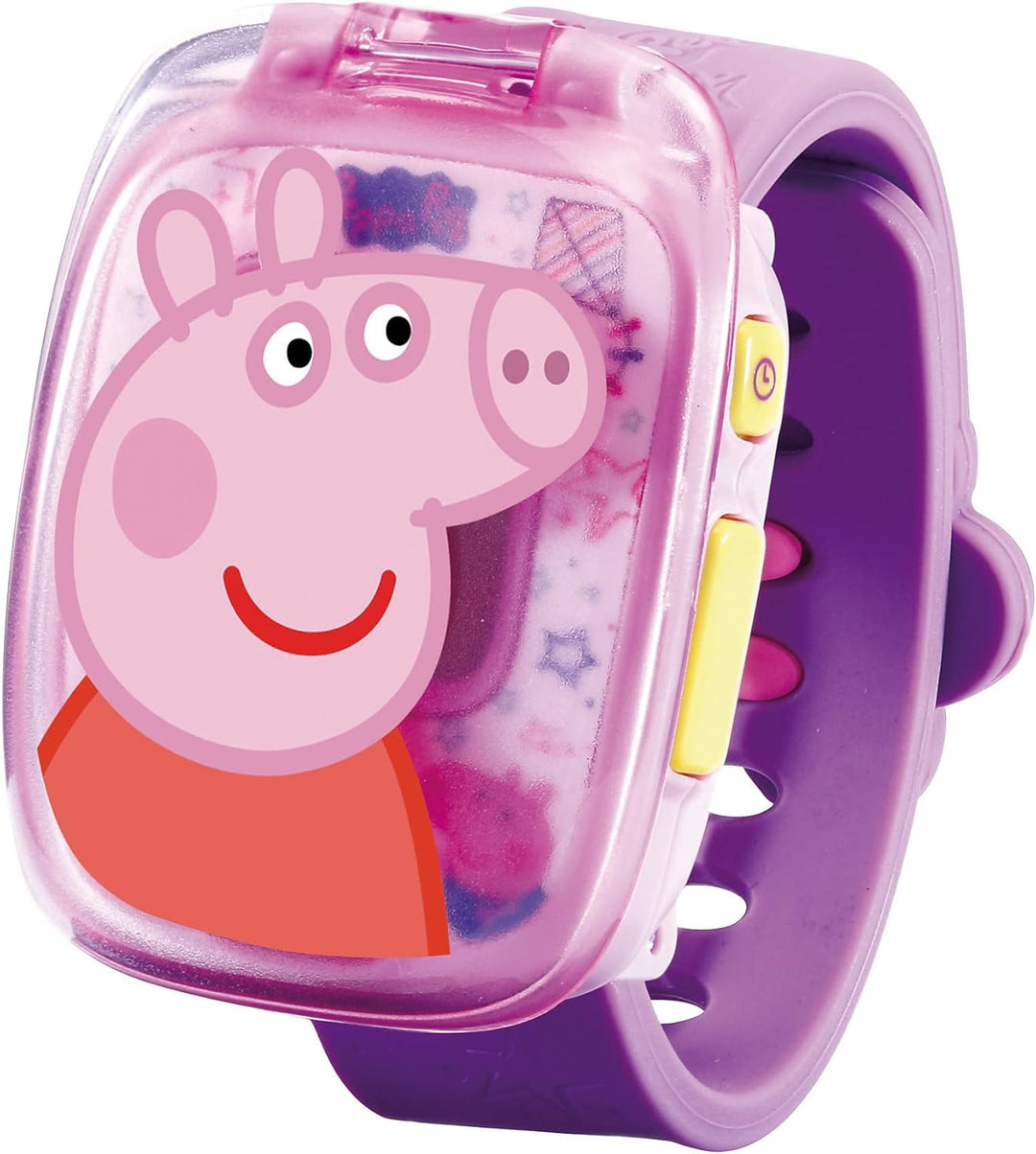 VTech 80-526004 Peppas Lernuhr Pink Lernuhr, M