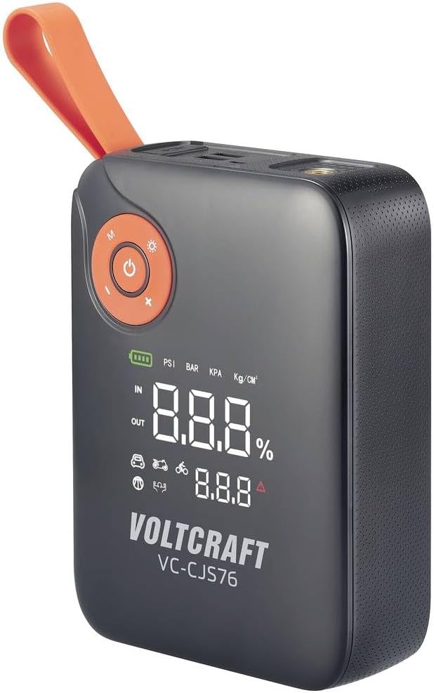 VOLTCRAFT Schnellstartsystem VC-CJS76 VC-16024485 Starthilfestrom (12 V)=300 A 12 V-Ausgang 2X, USB-