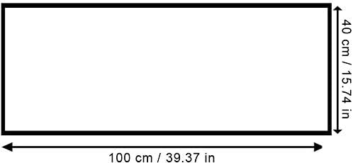 Wanddeko Landschaft Leinwandbild Kunstdruck Felsen Blau 100x40 cm Leinwandbild 100x40 cm Blau_c, Lei