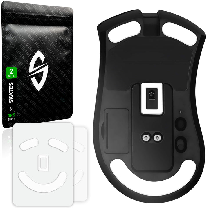 SensoryBoost DPS Glides (2er Set) kompatibel mit Razer Deathadder V2 PRO - Ultra Schnell, Abgerundet