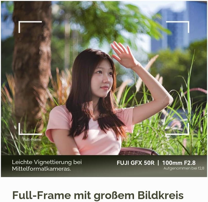TTArtisan 100 mm F2.8 (Bubble Bokeh) Metallgehäuse, kompatibel mit M42-Halterung, Schwarz 100 mm F2.