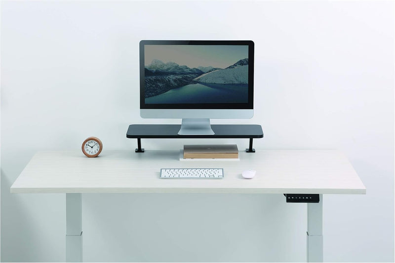StarTech.com Bildschirmerhöhung (Klemmbarer Monitor Riser, extraweit 65 cm) schwarz
