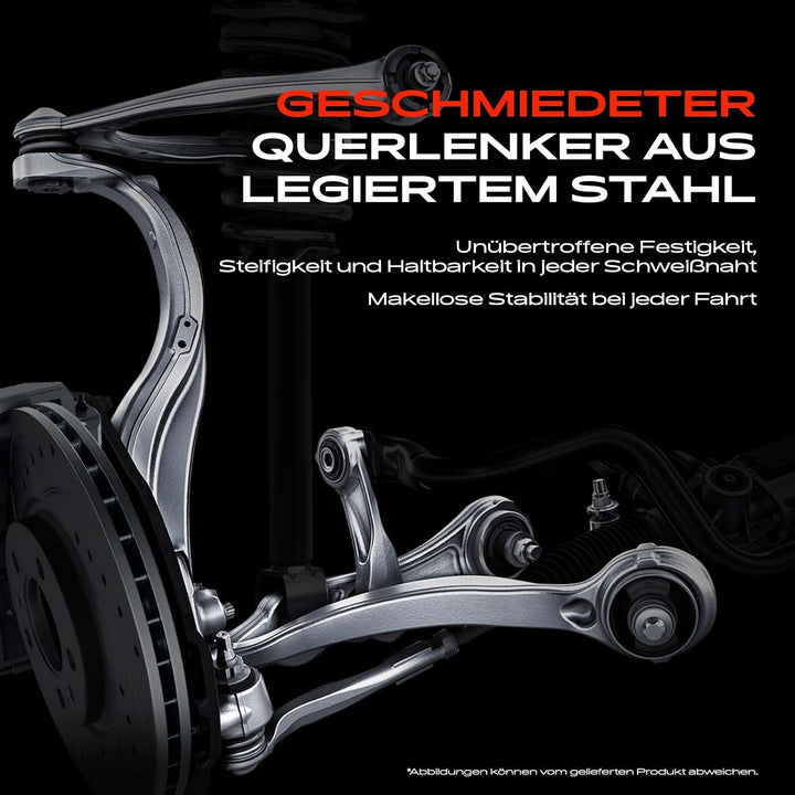 Frankberg 2x Querlenker Traggelenk Vorne Unten Kompatibel mit P.a.s.s.a.t 362 365 2010-2014 T.i.g.u.