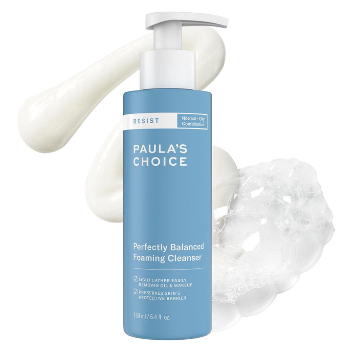 Paula'S Choice Anti-Aging Moisturizing Foaming Cleaner für Mischhaut und fettige Haut 190ml Weiss
