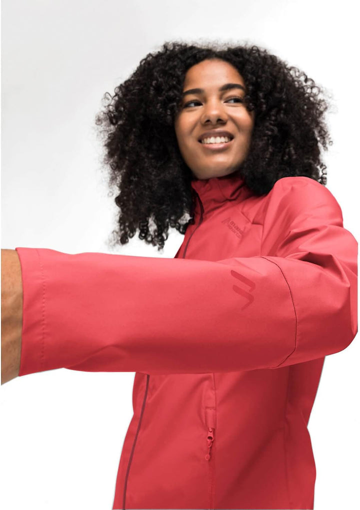 Maier Sports Damen Brims Jacke Softshelljacke Outdoorjacke 40 Rosa, 40 Rosa