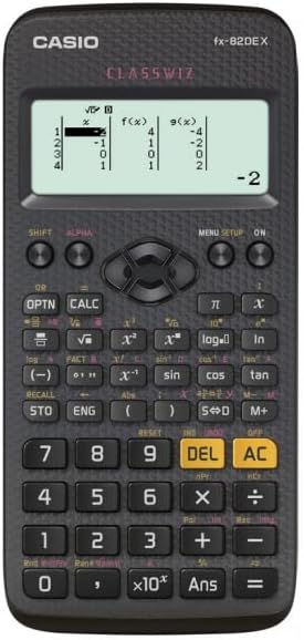 CALCUSO Streberpaket: Casio FX-82DE X + WYNGS Schutztasche schwarz + Fachbuch von CALCUSO + Displays