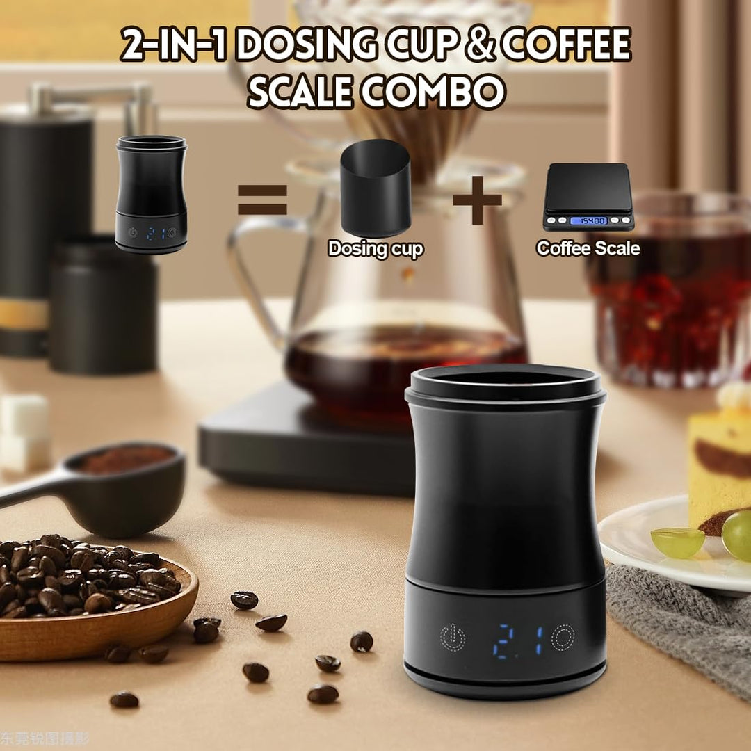 Mini-Kaffeewaage mit Timer, USB Wiederaufladbare Digital kaffeewaage, Multifunktionale Barista Waage